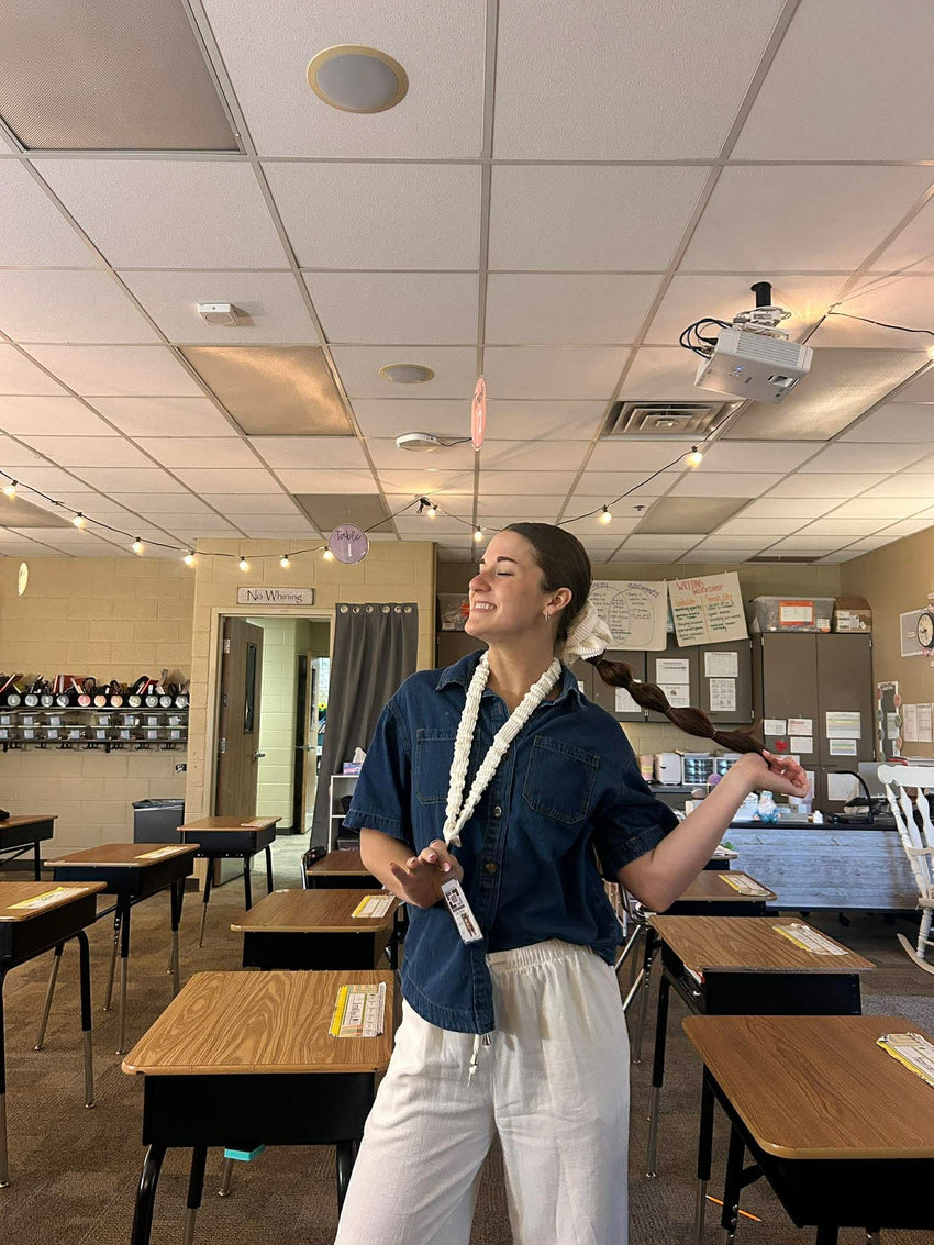 Teacher Gift | Scrunchy Lanyards