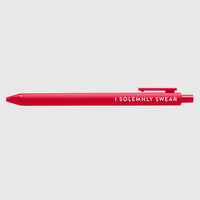 Jotter Pen - Red - I Solemnly Swear