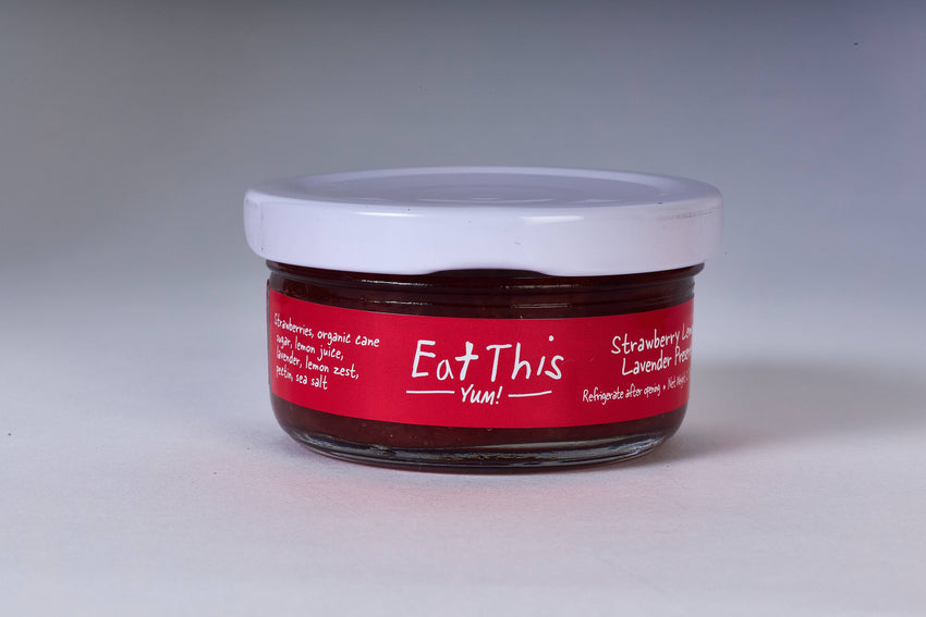 Strawberry Lemon Lavender Preserve