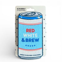 Beer Scrubbly - Patriotic Blue
