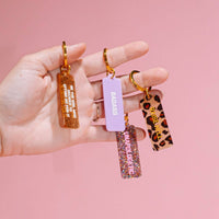 Unapologetic Rectangle Keychain