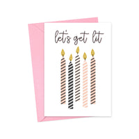Lit Funny Birthday Card for Her Greeting Cards for Women