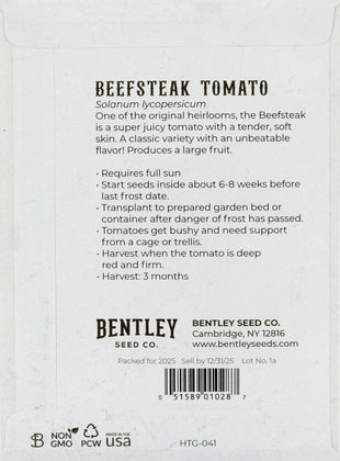 For the Garden | Seed Packets Tomato-Beefsteak 1885