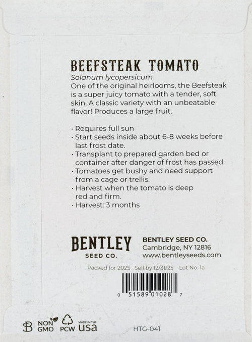For the Garden | Seed Packets Tomato-Beefsteak 1885