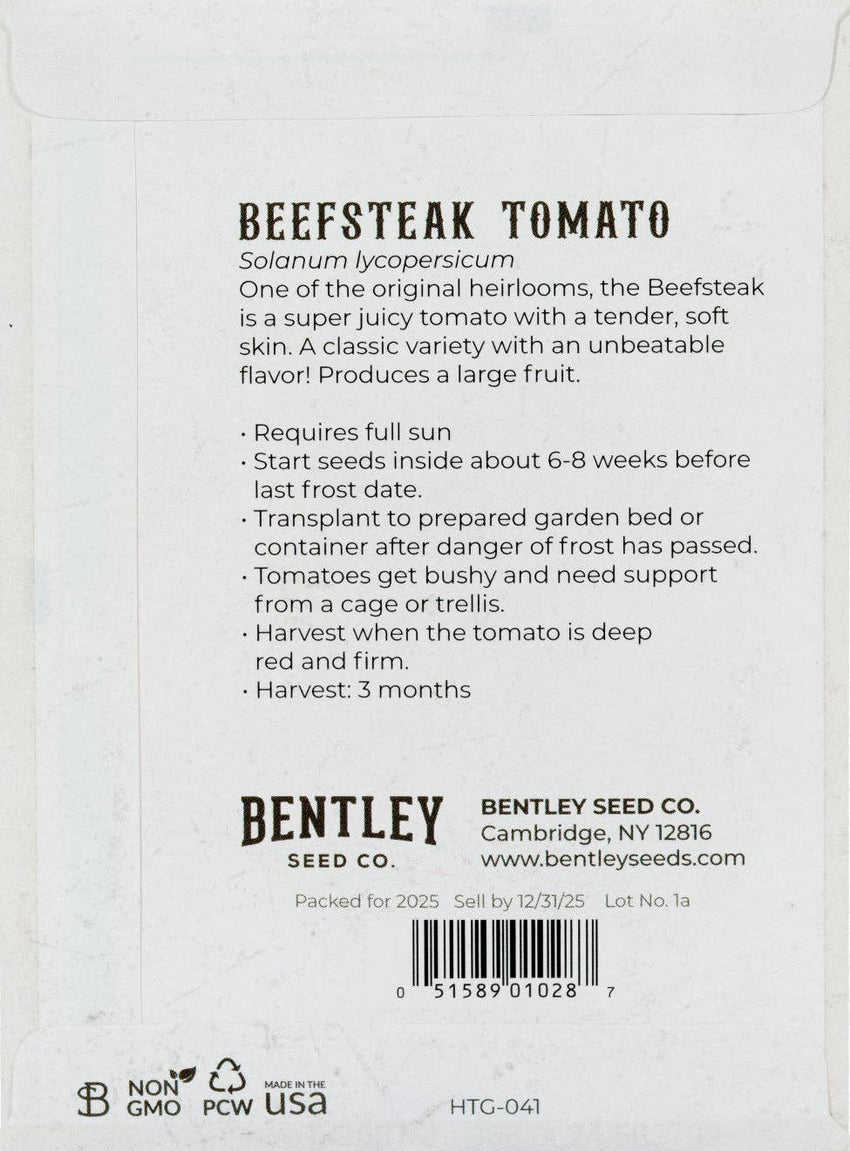 For the Garden | Seed Packets Tomato-Beefsteak 1885