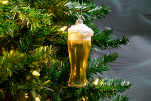 Party Rock | Beer Pint Glass Glass Ornament