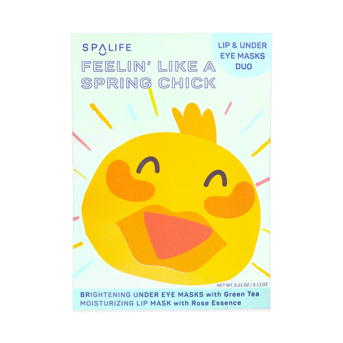 Spring Themed Spa Set | Lip & Under Eye Masks Duo - Great Easter basket filler!