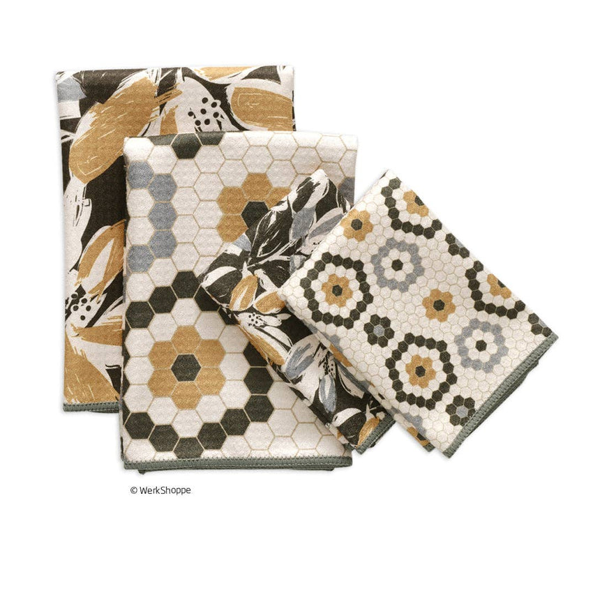 Leaf Tiles All Purpose Microfiber Towel Set