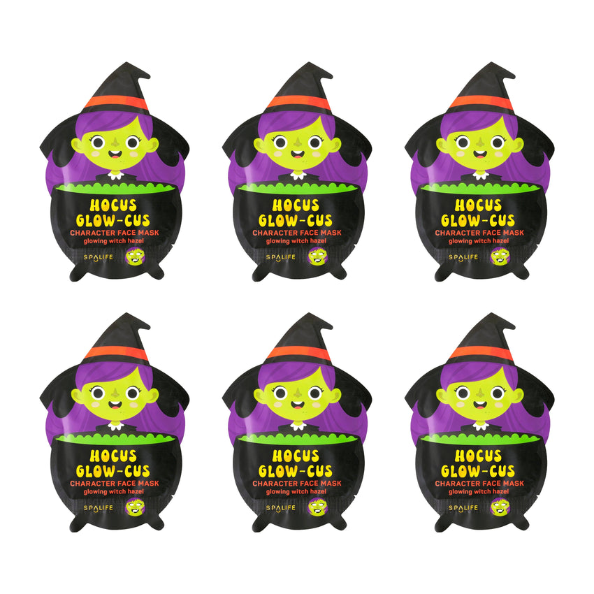 Boo Basket Gift | Hocus Glow-cus Glowing Witch Halloween Face Mask