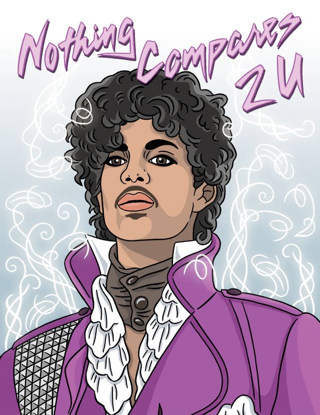 Nothing Compares 2 U Prince Card