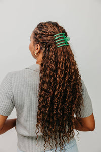KAXI Wide Lay Down Claw Clip — Flat Low-Profile Hair Clip