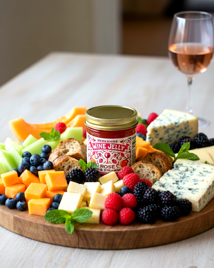 Rosé Wine Jelly - Great for charcuterie boards or hostess gift!