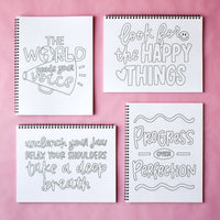 Words To Live By Coloring Book | Quotes and Encouragement
