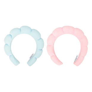 Bubble Skincare Headband For all Hair Types - (Pink or Blue)