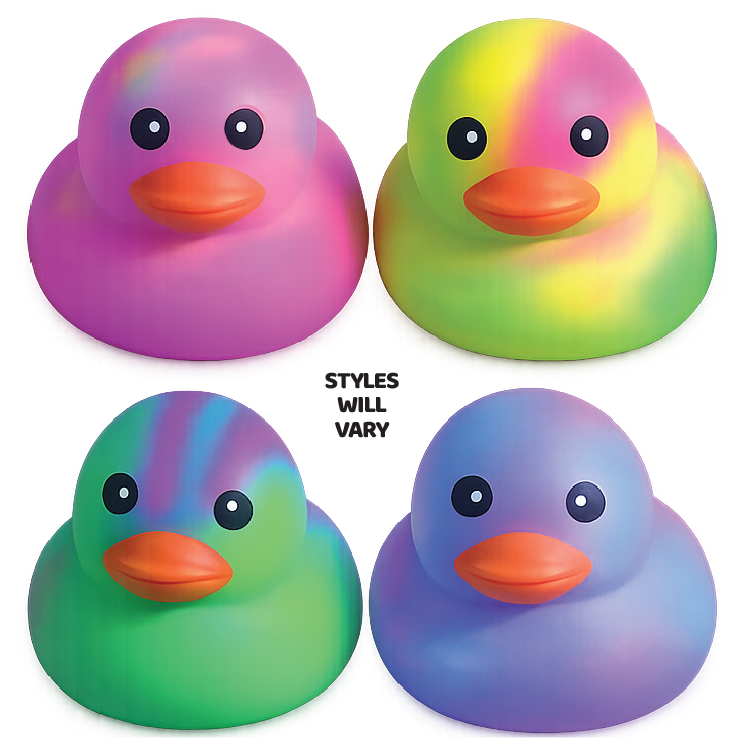 Fun Doh MEGA 5" Squishy Tie Dye Duck Toy