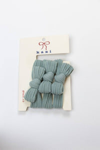 KAXI Bow Hair Ties — No-Damage Nylon Hair Ties