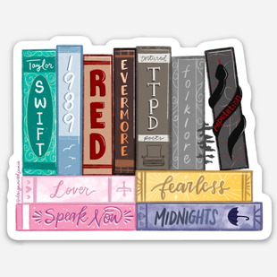 Taylor Swift Eras Book Sticker