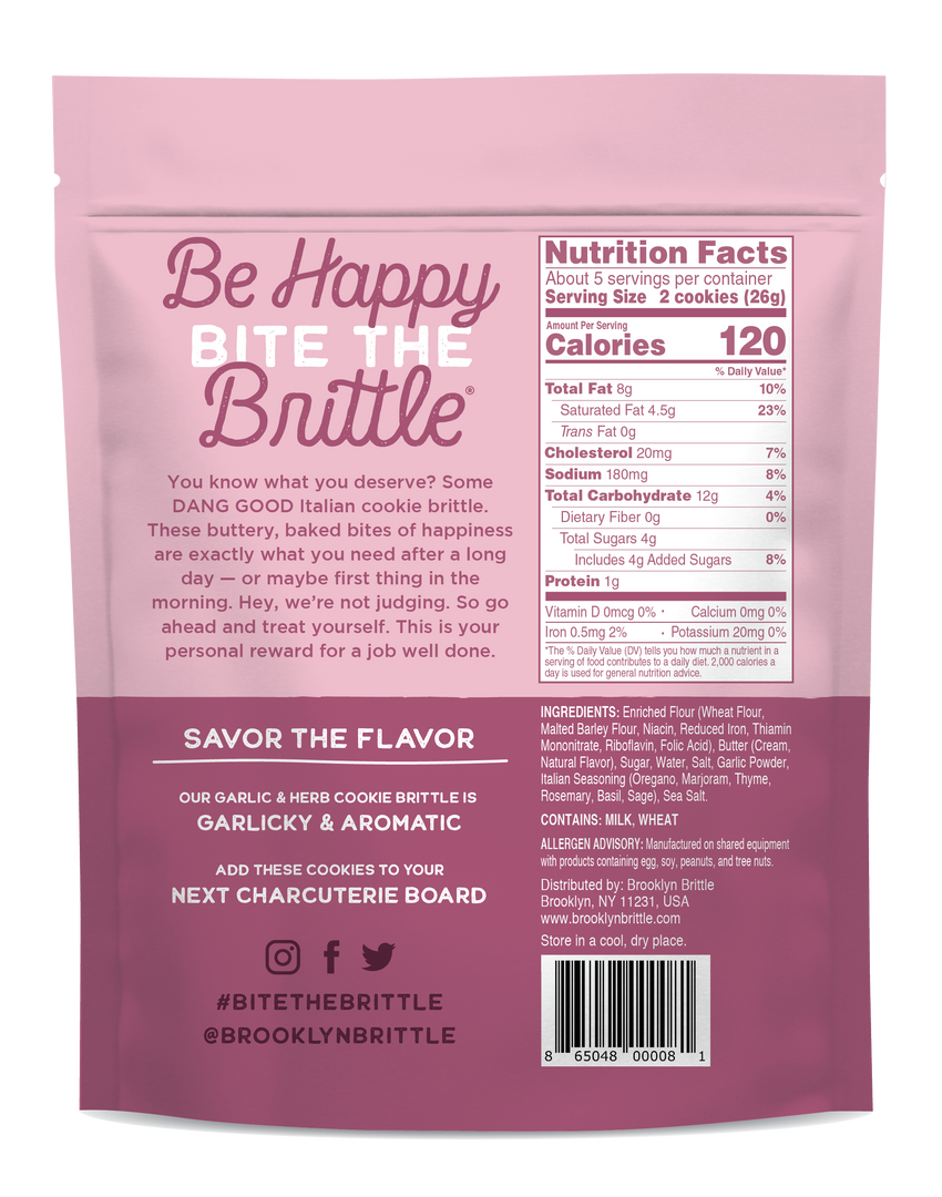 SALE! Garlic & Herb Cookie Brittle