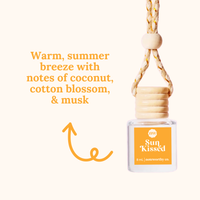 Car Diffusers | Spring & Summer Scents: Individual Mylar Bag / Peach Mango Bellini
