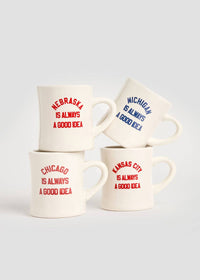 Michigan Gifts | Michigan Is Always A Good Idea Diner Mug