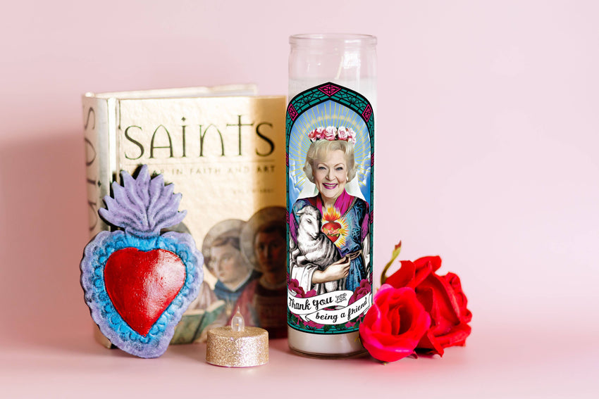 Saint Betty White Prayer Candle