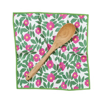 Mighty Mini Towel (Set of 3) Reversible - Fun Summer Beach Roses Pattern