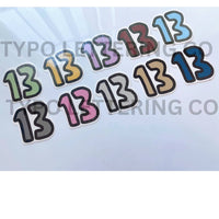 “13” temporary tattoos for Eras Tour-SOLID COLORS