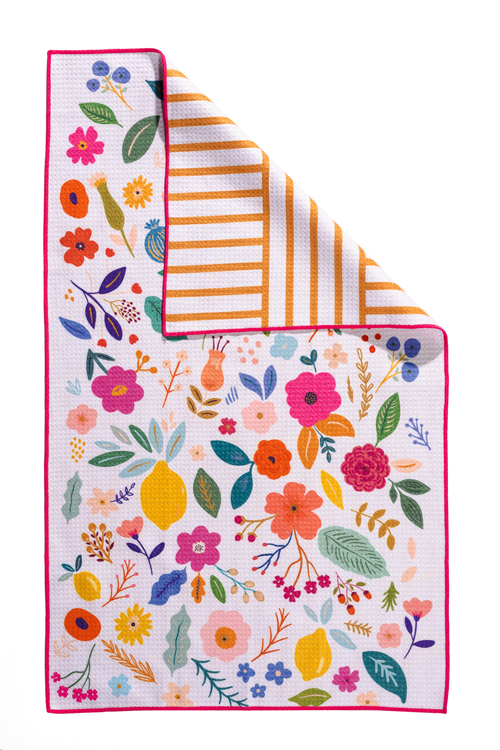 Kitchen Towel | Wildflower Bright Design