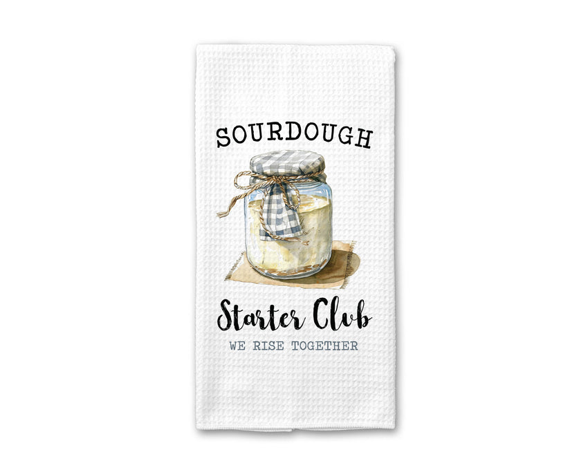 Sourdough Starter Club Dish Towel, Bread Baking Decor