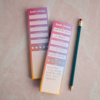 Pastel Book Review Notepad | Bookish Stationery