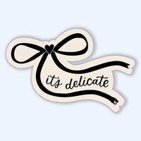 Delicate Rep Bow Sticker | TS Snake, Swiftie Vinyl Stickers