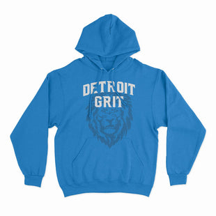 Detroit Grit Lions - Unisex Hooded Detroit Lions Sweatshirt