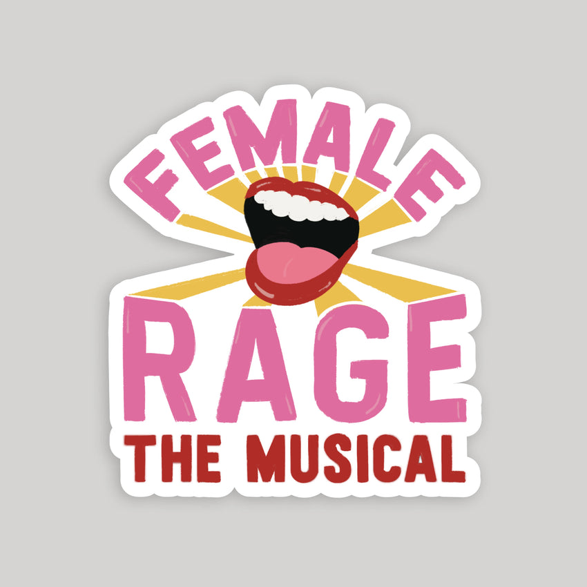 Female Rage the Musical Taylor Swift Sticker