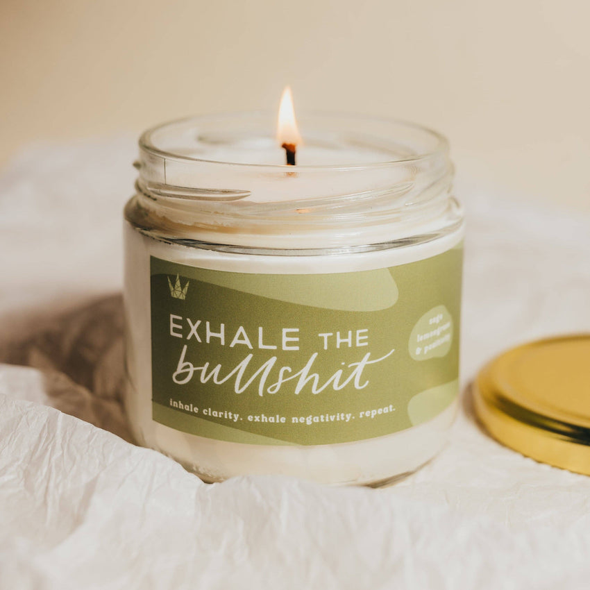 Exhale the Bullshit - 100% Soy Candle