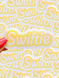 Pastel Holographic Swiftie sticker