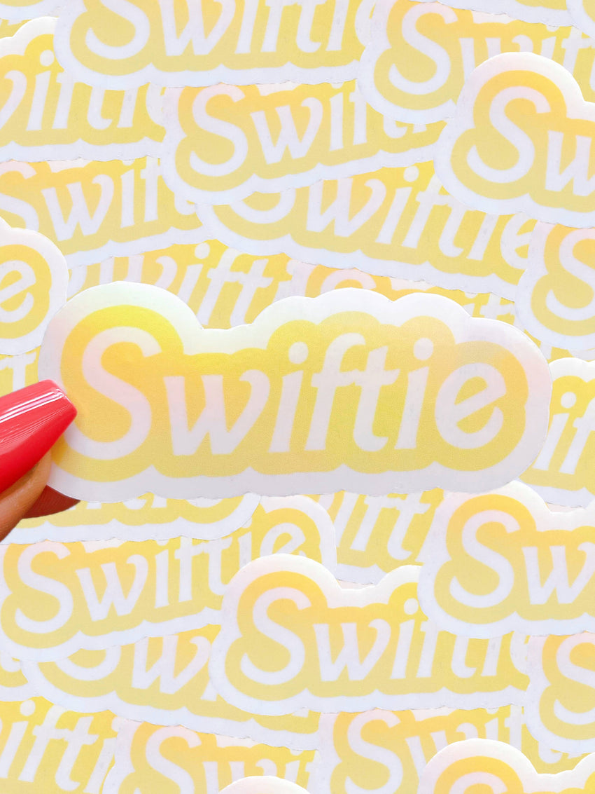 Pastel Holographic Swiftie sticker