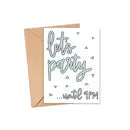 Let's Party Until 9PM Card - Funny Birthday Card