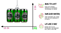 Party Rock | Beer 6-Pack Glass Ornament