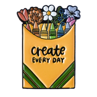 Create Every Day Enamel Lapel Pin | 1-in