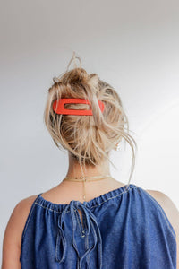 KAXI Lay Down Claw Clip — Flat Everyday Hair Clip in fun colors!