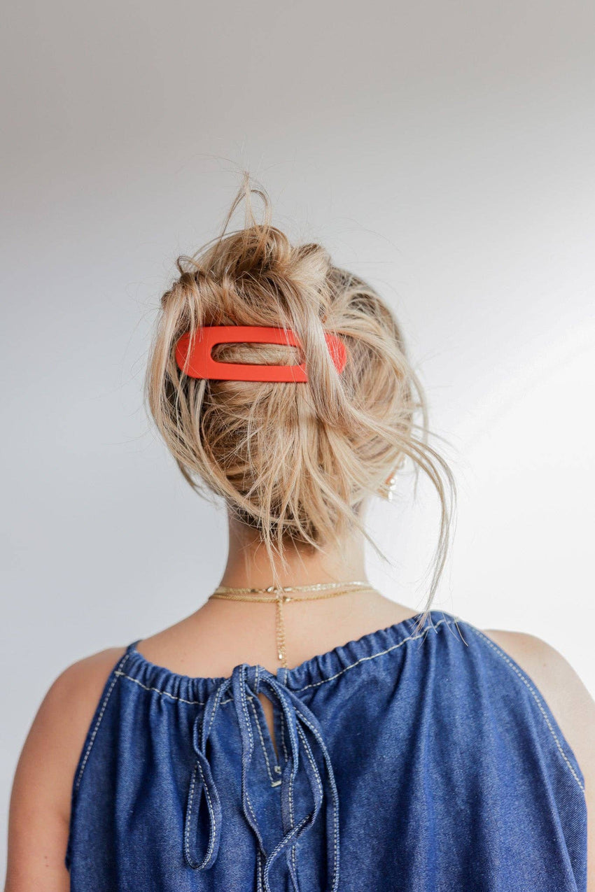 KAXI Lay Down Claw Clip — Flat Everyday Hair Clip in fun colors!