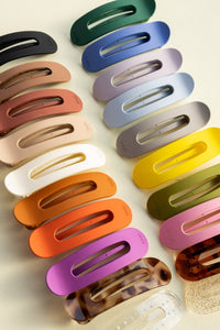 KAXI Lay Down Claw Clip — Flat Everyday Hair Clip in fun colors!