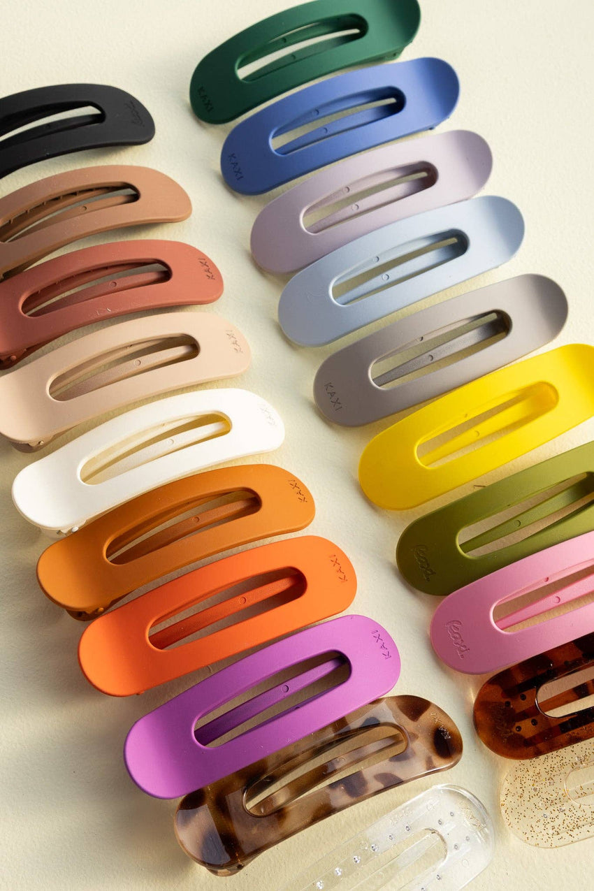 KAXI Lay Down Claw Clip — Flat Everyday Hair Clip in fun colors!