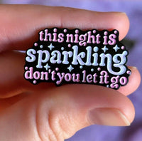 Taylor Swift Enchanted Lyrics Enamel Pin