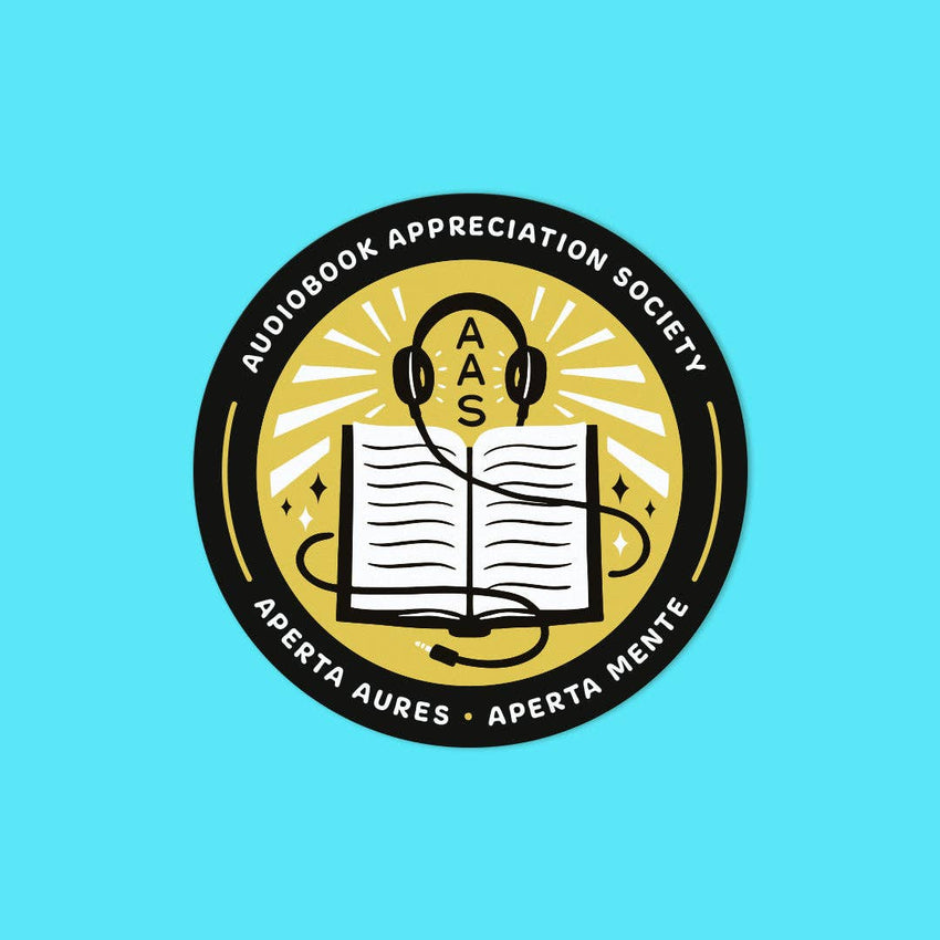 Audiobook Appreciation Society Vinyl Sticker