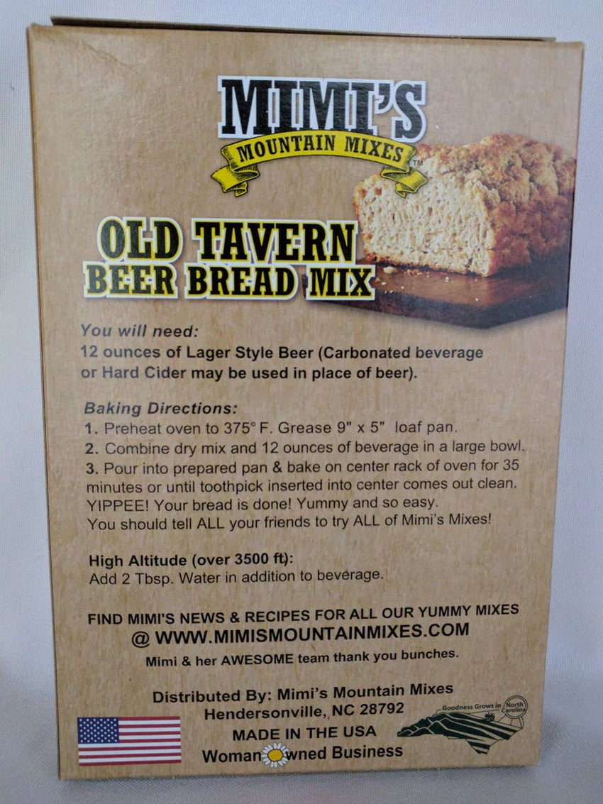 Baking Mixes | Old Tavern Beer Bread Mix