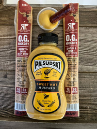 Sweet Hot Mustard with Honey 6/12 oz squeeze