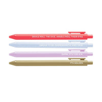Lover jotter gel pen set