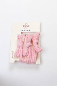 KAXI Bow Hair Ties — No-Damage Nylon Hair Ties