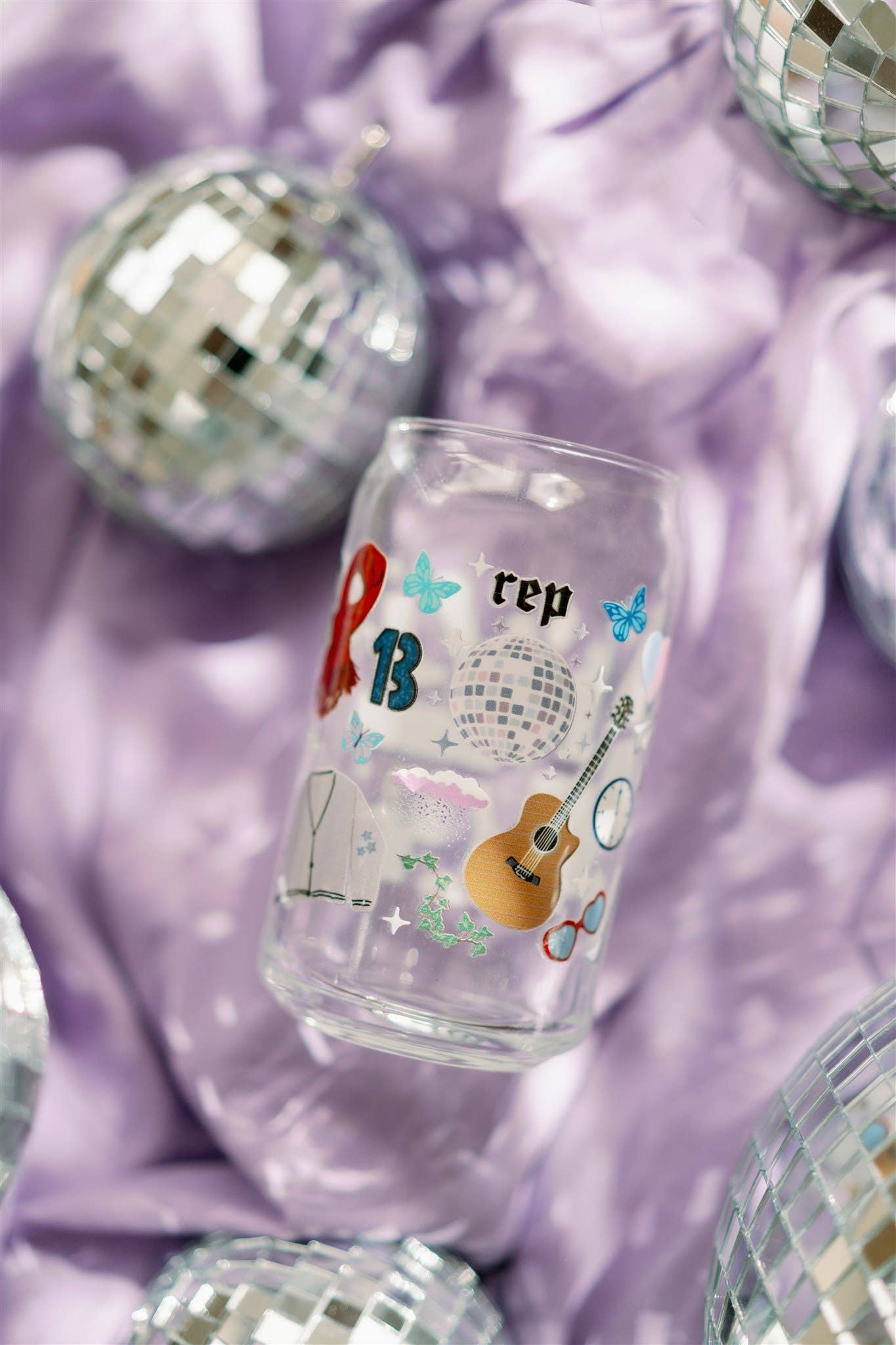 Taylor Swift Glass Cup - Thumbnail 3